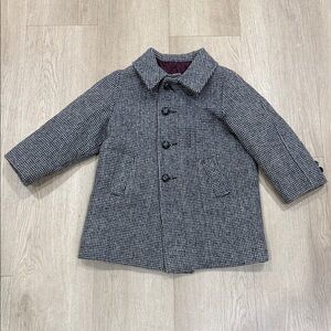 Vintage Fieldston Wool Boys Classic Gray Kids Coat